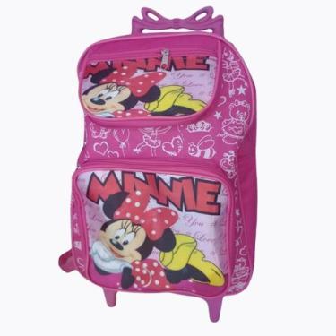 Imagem de Mochila Infantil Escolar Menina de Rodinha Bolsa Feminina Unicórnio Po