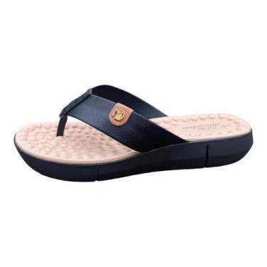 Imagem de Chinelo dedo modare macio esporao conforto massageador, Preto, 37