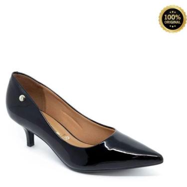 Imagem de Sapato Scarpin Feminino Vizzano Napa Glossy 1122.828, Preto, 36