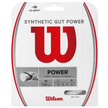 Imagem de Corda Wilson Synthetic Gut Power 16L 1.30mm Branca Set Individual