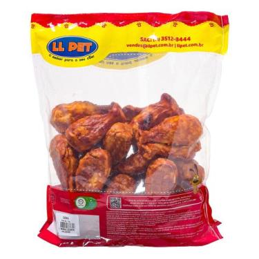 Imagem de Brinquedo mordedor petisco snacks osso pet coxa de frango para cães ou