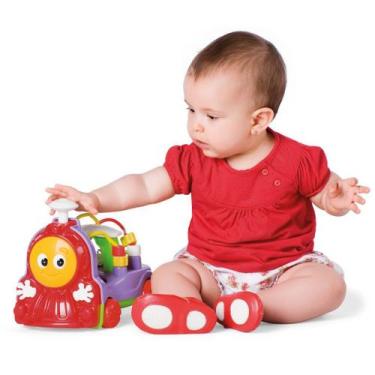 Imagem de Trenzinho De Brinquedo Pedagógico com Som Donka Trem Tateti