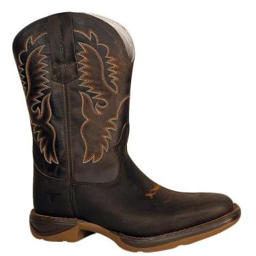 Imagem de Bota Texana Masculina Bico Quadrado Café Jump Texas Rodeo, Café, 41