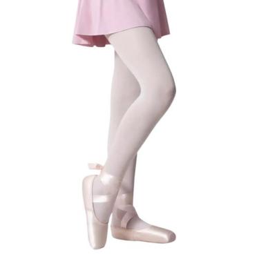 Imagem de Meia Calça Infantil De Ballet Fio 40 Selene Jazz Balé Dança Tradiciona