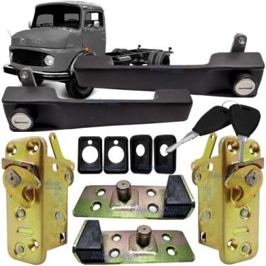 Imagem de Kit Fechaduras + Maçanetas Caminhão Mb 1113 1313 1513 2213   - SHALOMC