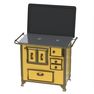 Imagem de Fogao a Lenha Venax GII n 1 Renaissance Amarelo SE