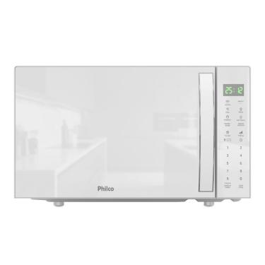 Imagem de Micro-ondas de Bancada Philco PMO31B 28L 1100W com Função Descongelar por Tempo Ou Peso e Tira Odor e Branco 110V