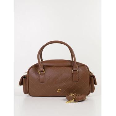 Imagem de Bolsa Bag Baú Feminina MARROM - ALICE PALUCCI, Marrom, UN