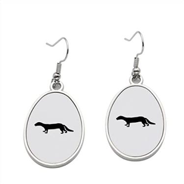 Imagem de Brinco de silhueta Polecat – Brincos pendentes para meninas – Presente de festa de aniversário dos namorados