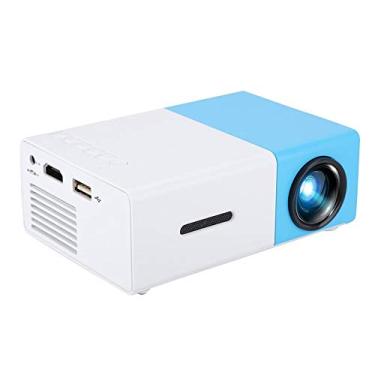 Imagem de CiCiglow Projetor de vídeo, mini projetor portátil de home theater com LED HD 1080p com suporte HDMI/USB/AV para foto/música/vídeo/TXT digital multimídia para TV, PC, Xbox, PS4, etc. (EUA)