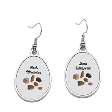 Imagem de Brinco Rock Whisperer – Brincos com pingente de pedra para meninas – Presente de festa de aniversário dos namorados, Metal, Sem pedras preciosas
