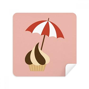 Imagem de Sunshade Chocolate Doces Sorvete Copos Tecido de Camurça Tecido 2 Unidades