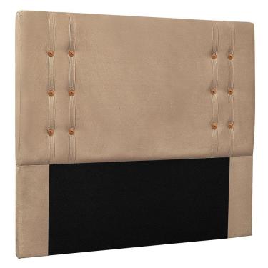 Imagem de Cabeceira Casal 1,40m Genova Suede Bege