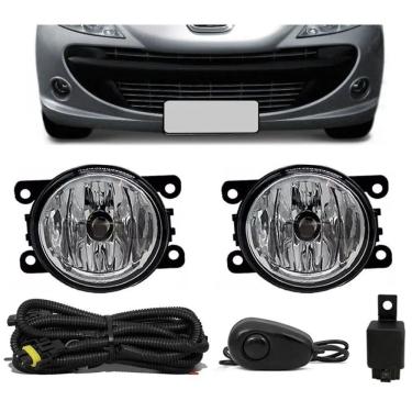 Imagem de Kit Farol de Milha Neblina Peugeot 207 Sedan Passion