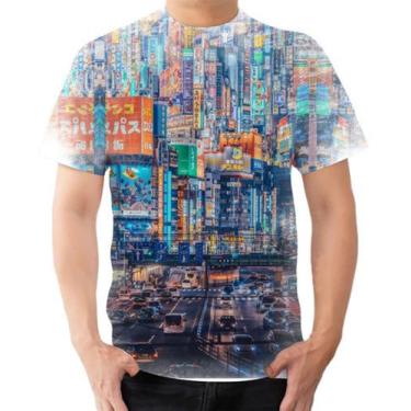 Imagem de Camisa Camiseta Personalizada Ambiente Urbano Paisagem 4 - Dias No Est