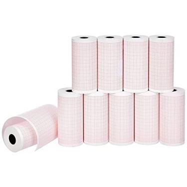 Imagem de 10 rolos de papel LongTeco ECG