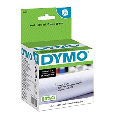 Imagem de Etiqueta Térmica, Adesiva, Dymo, LW 36mm X 89mm, com 2 x 260 Etiquetas, Imex