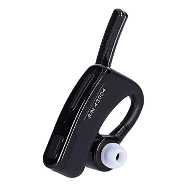 Imagem de Fone de ouvido Bluetooth PTT, fone de ouvido Bluetooth sem fio PTT longo tempo de trabalho ajustável baixo consumo com 2 tampões para HYT para Motorola