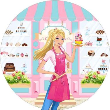 Imagem de Painel Redondo 3D Sublimado Barbíe Frd-6020