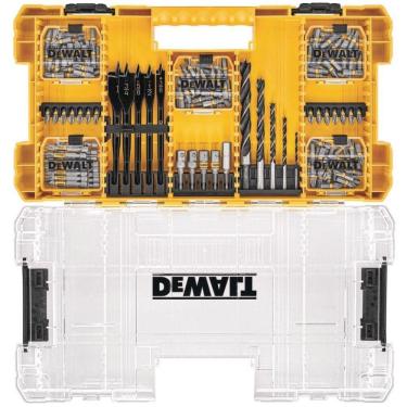 Imagem de Kit De Bits E Brocas Max Fit Tstak Dewalt Toughcase