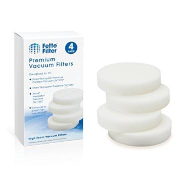 Imagem de Pacote com 4 - Kit de filtro compatível com tubarão para Shark Navigator Freestyle SV1106, SV1107 e SV1100. Compare com a peça # XF1100T