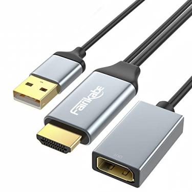 Imagem de Adaptador HDMI para DisplayPort 4K60Hz, conversor ativo HDMI 2.0 macho para DisplayPort 1.2 fêmea, 144Hz, 120Hz, adaptador de entrada HDMI para DP para monitor, Xbox One, PS4/5, Mac Mini