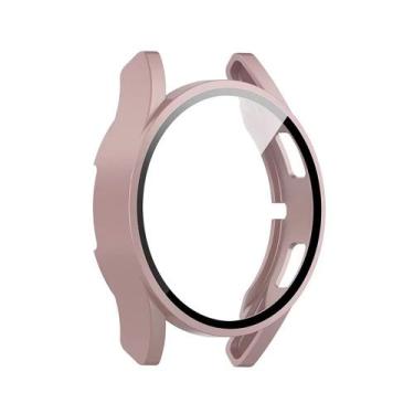 Imagem de Capa Case Com Pelicula De Vidro 3D Para Samsung Galaxy Watch 5 44mm Sm