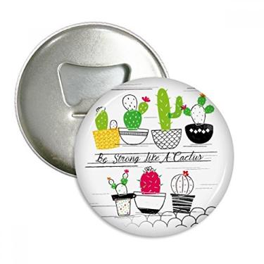 Imagem de Abridor de garrafas de cacto para suculentas e plantas em vaso com emblema multifuncional