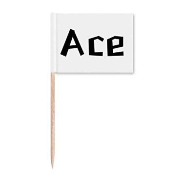 Imagem de Citação Ace Art Deco Presente Fashion Palito Bandeiras Marcador Decoração de Festa