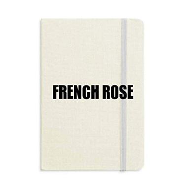 Imagem de Caderno com nome de cor rosa francesa capa dura diário clássico A5 presente
