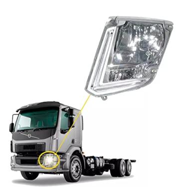 Imagem de FAROL PRINCIPAL ESQUERDO COM LED para PARA VOLVO VM 2014 2015 2016 2017 2018 2019