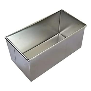 Imagem de 4 Formas P/Pão De Forma Baby Sem Tampa Alumínio 23x10x10cm