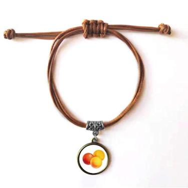 Imagem de DIYthinker Pulseira de couro com estampa de produtos de cuidados com a saúde da pílula laranja pulseira marrom joia presente