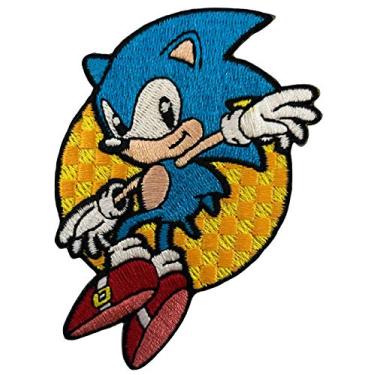 Imagem de Leaping Sonic – Emblema de ferro clássico Sonic The Hedgehog