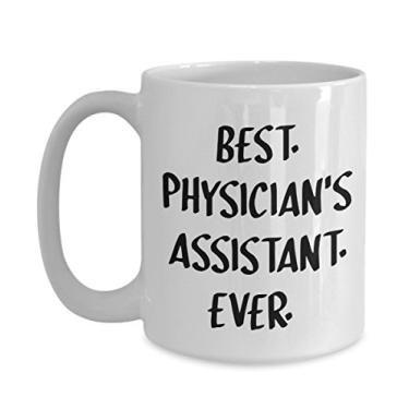 Imagem de Caneca de assistente médico – Melhor assistente de médico de todos os tempos – Caneca de café de cacau quente divertido – ideia de de Natal