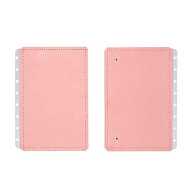 Imagem de Capa E Contracapa Caderno Inteligente Rose Pastel A5