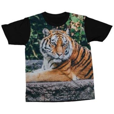 Imagem de Camiseta Tigre Animal Selvagem Blusa Camisa Estampas - Darkwood