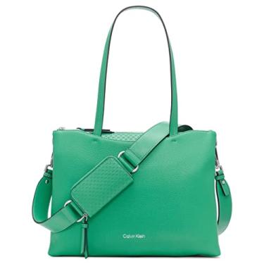 Imagem de Calvin Klein Bolsa organizacional 2 em 1 cromada, Bonsai, One Size