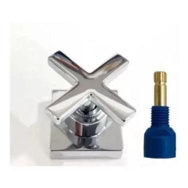 Imagem de Acabamento P/ Registro Cruzeta Quadrado 3/4 Padrão Docol