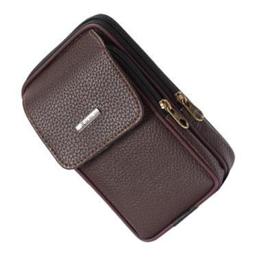 Imagem de ABOOFAN 1 Unidade Bolsas de celular pochete celular travel bag Multifuncional carteira porta-moedas bolsa para celular masculino