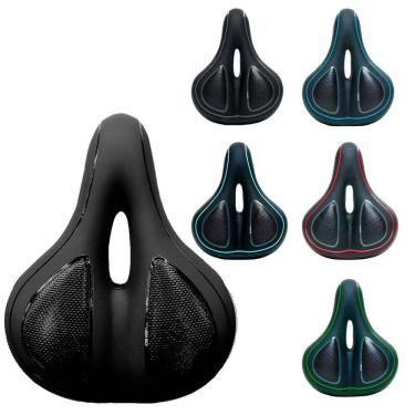 Imagem de Selim Gel Mtb Passeio Ciclismo 260x200mm Largo Unissex Elastômero Absolute