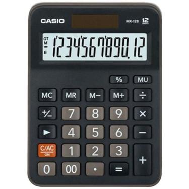 Imagem de Calculadora De Mesa Casio Mx-12B Visor Grande 12 Dígitos Original Emba