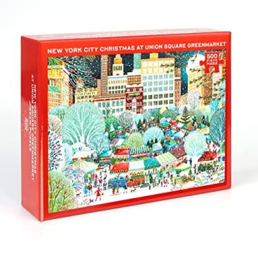 Imagem de New York City Christmas at Union Square Greenmarket Jigsaw Puzzle