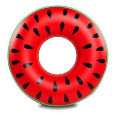 Imagem de Boia Melancia Grande Verão Piscina Praia Divertida Decoração