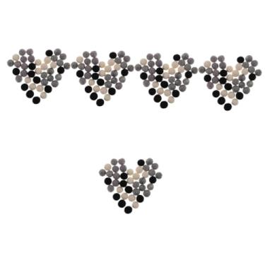 Imagem de COHEALI 200 Unidades bola de lã agulha pingentes de bola decorações de Natal ornamento enfeites de bola de pelúcia bolas de festival roupas bola de feltro bola pequena feltro de lã