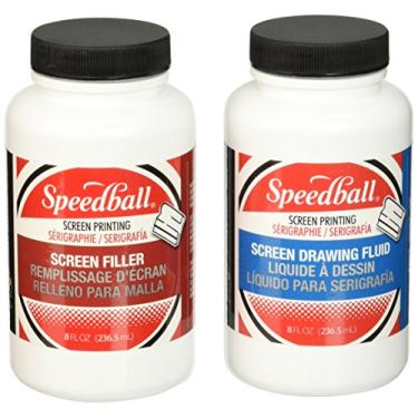 Imagem de Speedball Conjunto de fluido para desenho de tela e enchimento de tela, 236 ml cada para molduras de impressão de tela