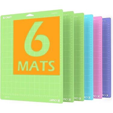 Imagem de Xinart Tapetes de corte para Cricut Maker 3/Maker/Explore 3/Air 2/Air/One 30,5 x 30,5 cm, 6 peças de substituição para colchas, compatível com máquinas Cricut