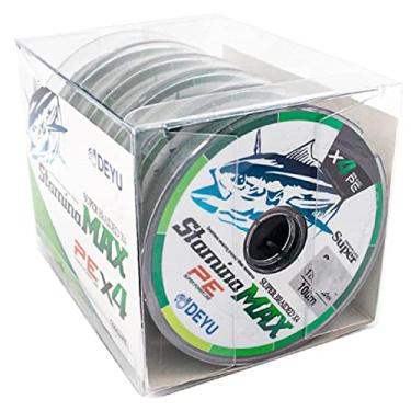 Imagem de Linha Multifilamento 4 Fios Stamina Max 100m Pesca (0,20mm, Verde)