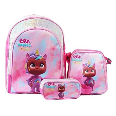 Imagem de Mochila Cry Babies Unicornio Jassy Costas Lancheira + Estojo