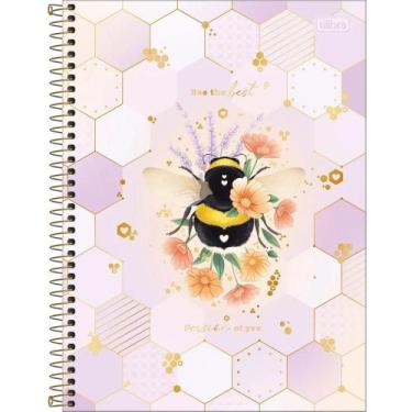 Imagem de Caderno Universitário Tilibra Honey Bee 10 Matérias 160 Folhas